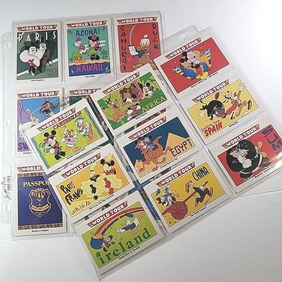 1991 Disney World Tour Impel Marketing All 72 Cards 2 Sided NM
